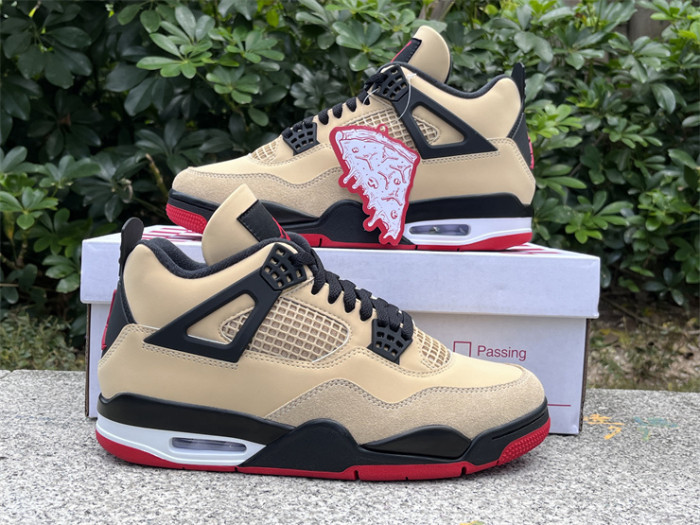 Authentic Jordan 4 Retro Pizza