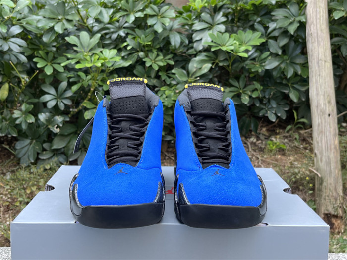 Authentic Air Jordan 14 “Ferrari”  Blue