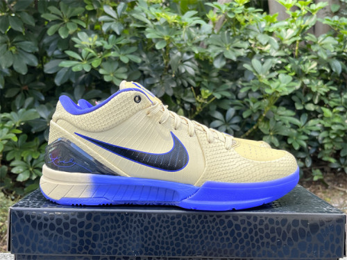 Authentic Nike Kobe 4 Protro  FC Barcelona Team Gold