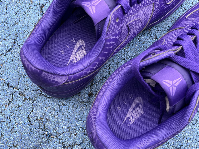 Authentic Nike Air Force 1 Low Kobe Forever “Court Purple”