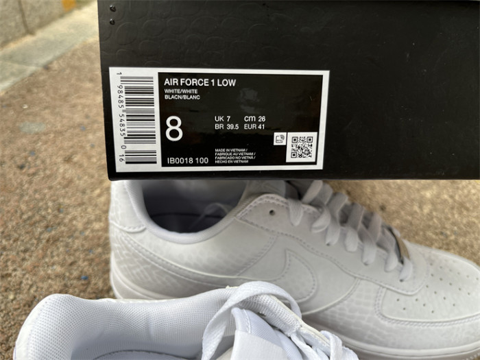 Authentic Nike Air Force 1 Low Kobe Forever White