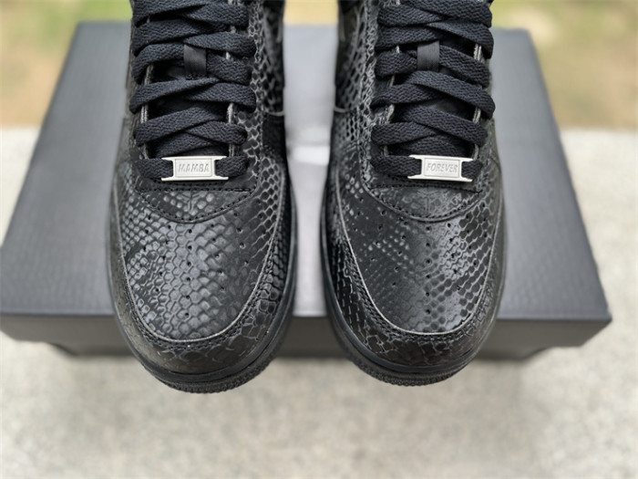 Authentic Nike Air Force 1 Low Kobe Forever Triple Black