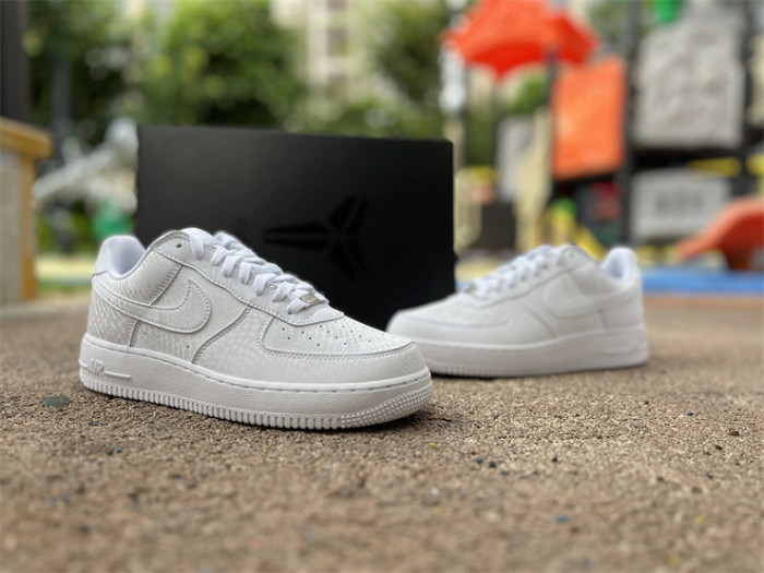Authentic Nike Air Force 1 Low Kobe Forever White