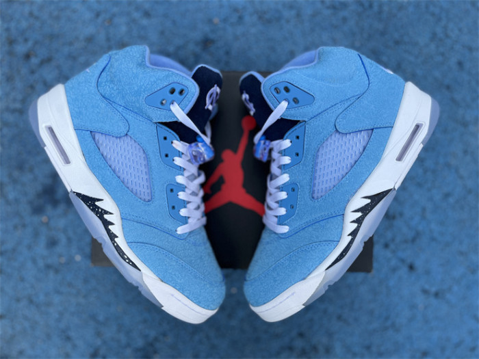 Authentic Air Jordan 5 Retro Blue