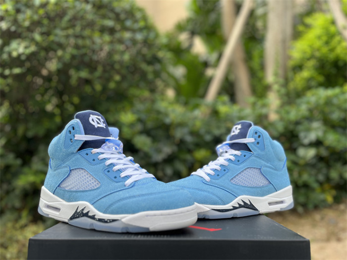 Authentic Air Jordan 5 Retro Blue