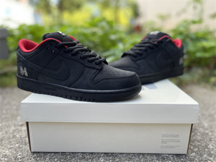Authentic Nike SB Dunk Low Supreme 94 Black