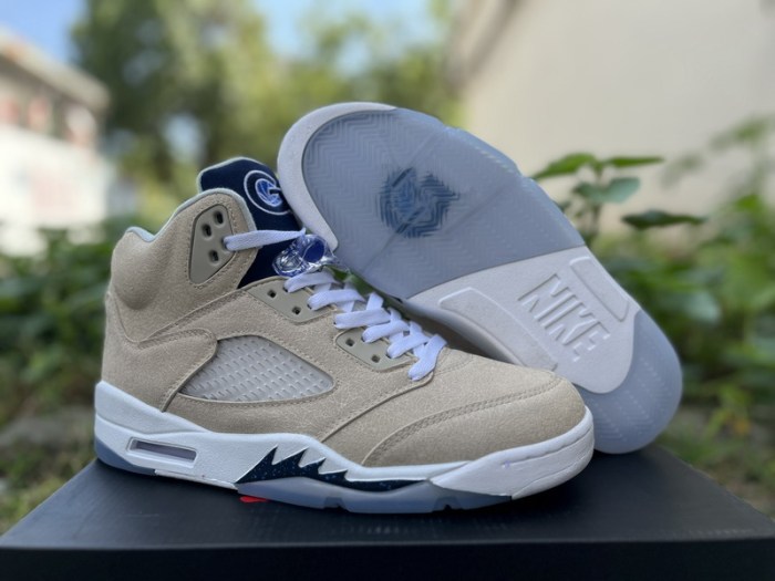 Authentic Jordan 5 “Georgetown” PE