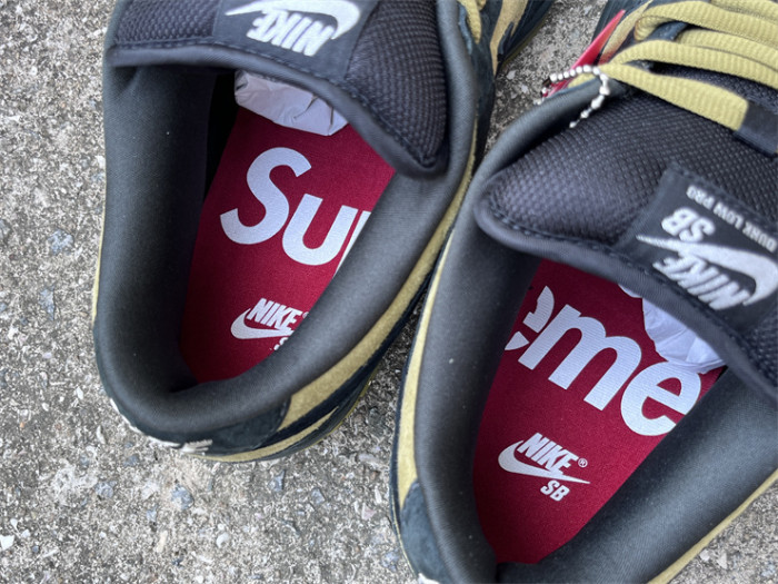 Authentic Nike SB Dunk Low Supreme 94 Camper Green