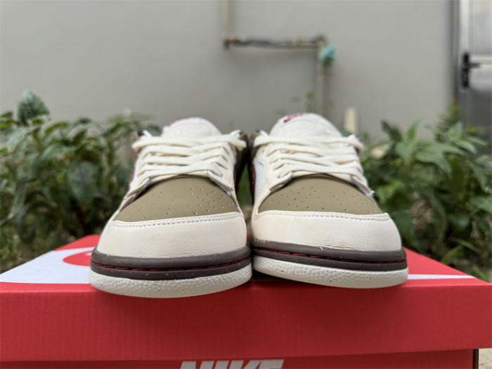 Authentic Nike Dunk Low Khaki Leopard