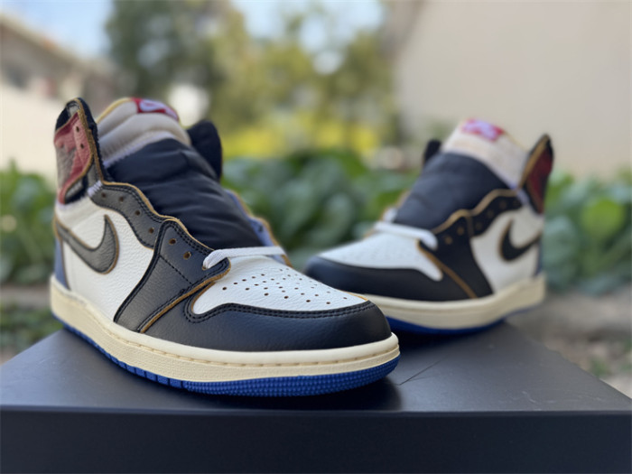 Authentic Union x Fragment x Air Jordan 1 High OG “Varsity Redn Sport Royal”