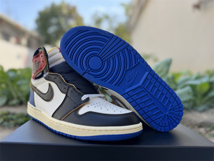 Authentic Union x Fragment x Air Jordan 1 High OG “Varsity Redn Sport Royal”