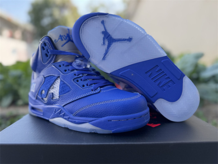 Authentic Awake NY x Jordan Air Jordan 5 Racer Blue