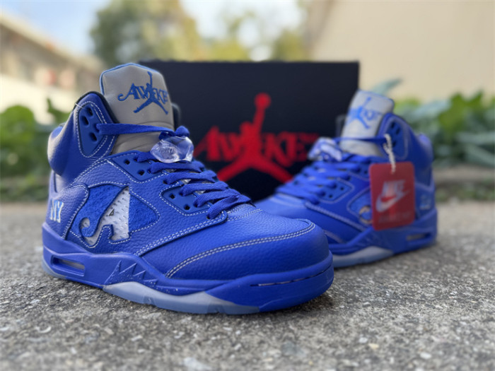 Authentic Awake NY x Jordan Air Jordan 5 Racer Blue