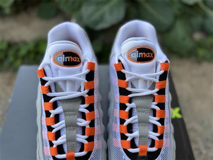 Authentic Nike Air Max 95 OG Big Bubble Bright Mandarin
