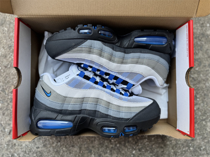 Authentic Nike Air Max 95 OG Big Bubble Blue Spark