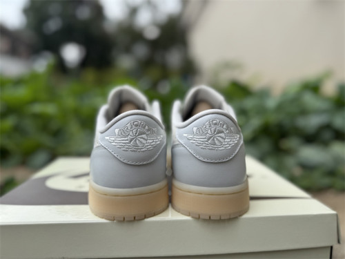 Authentic Air Jordan 1 Retro Low OG Rabbit Floral Swoosh