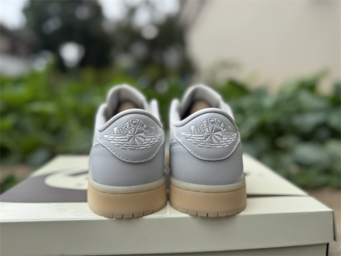 Authentic Air Jordan 1 Retro Low OG Rabbit Floral Swoosh