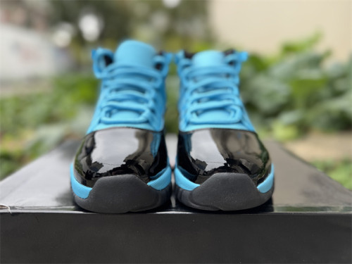 Authentic Air Jordan 11 Black Blue