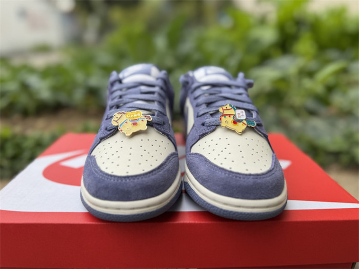 Authentic Nike Dunk Low World Indigo Mini Swoosh