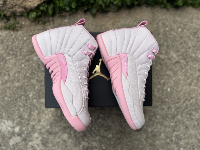 Authentic Jordan 12 Retro Pearl Pink GS