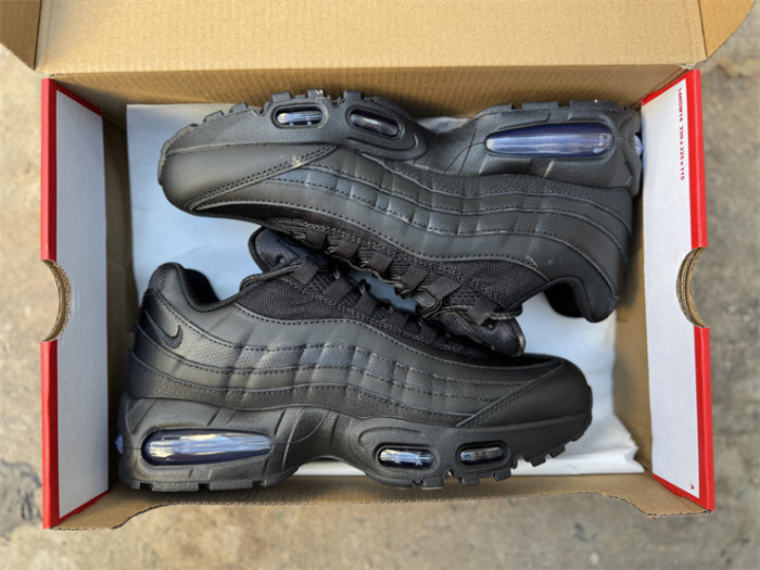Authentic Air Max 95 Big Bubble Triple Black