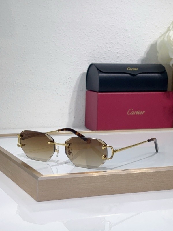 Cartier Sunglasses AAAA-8955
