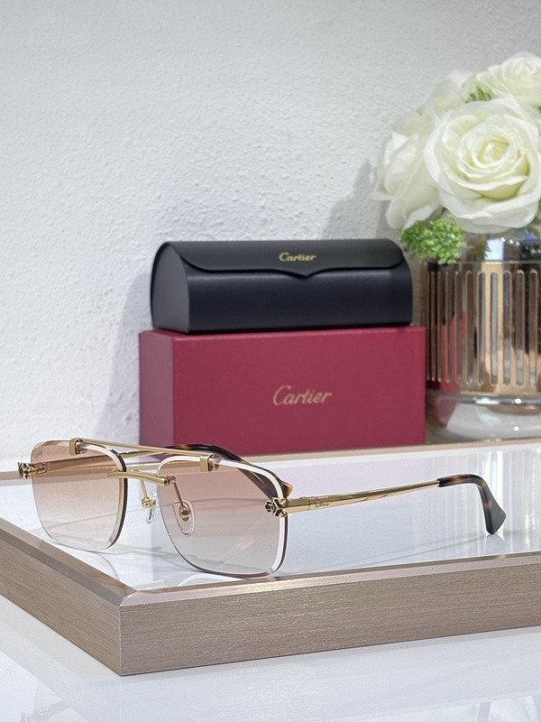 Cartier Sunglasses AAAA-9555