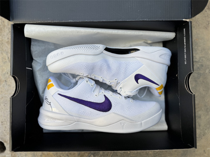 Authentic Nike Kobe 8 Protro Lakers Home