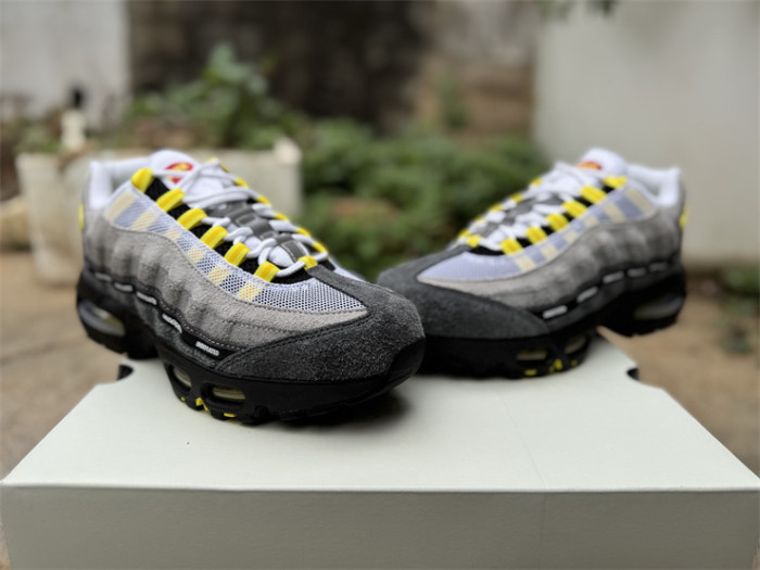 Authentic Nike Air Max 95 SP Undefeated Geo Shanghai Opti Yellow