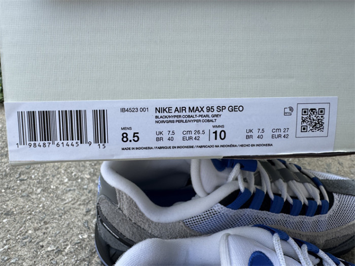 Authentic Nike Air Max 95 SP Undefeated Geo Birmingham Concord