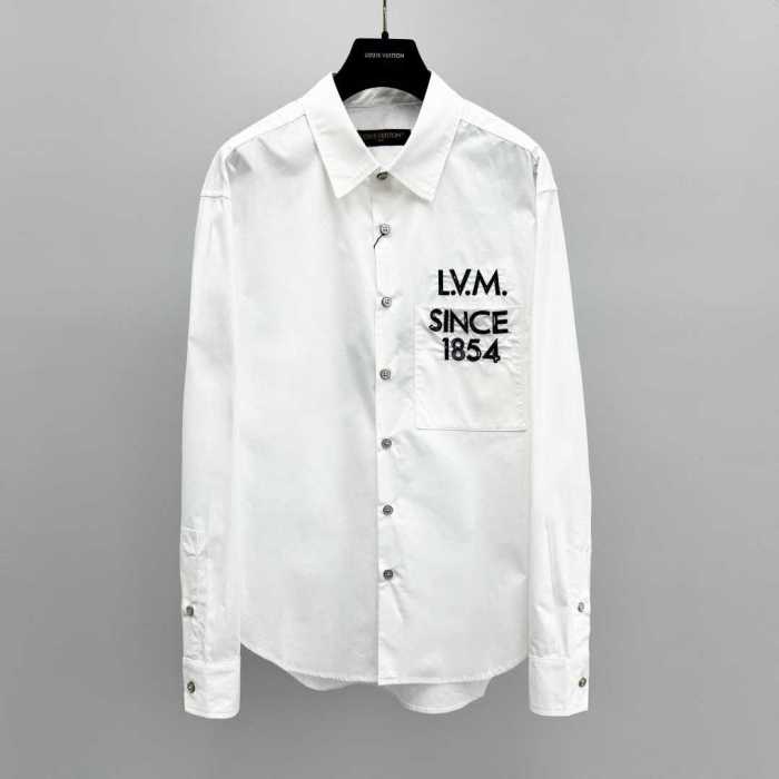 LV Shirt High End Quality-1355