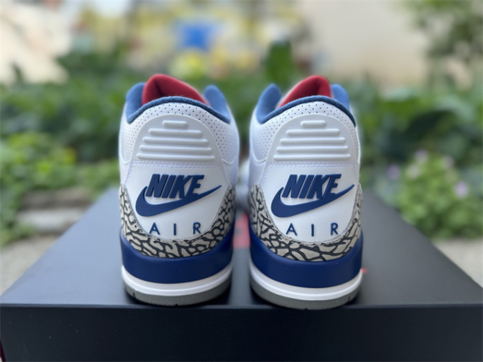 Authentic Air Jordan 3 Retro True Blue 2016