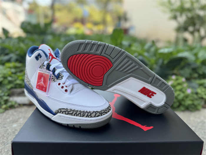 Authentic Air Jordan 3 Retro True Blue 2016