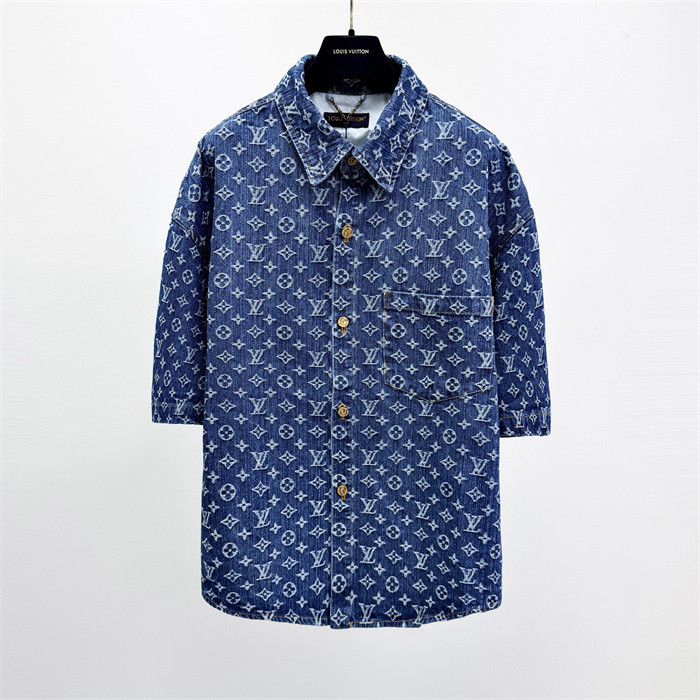 LV Shirt High End Quality-1364