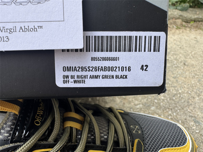 OFF white Men shoes 1：1 quality-531