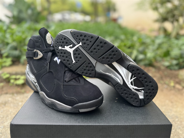 Authentic Air Jordan 8 Retro Chrome