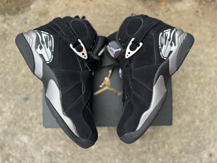 Authentic Air Jordan 8 Retro Chrome