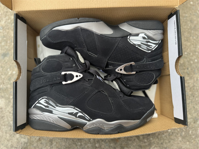 Authentic Air Jordan 8 Retro Chrome