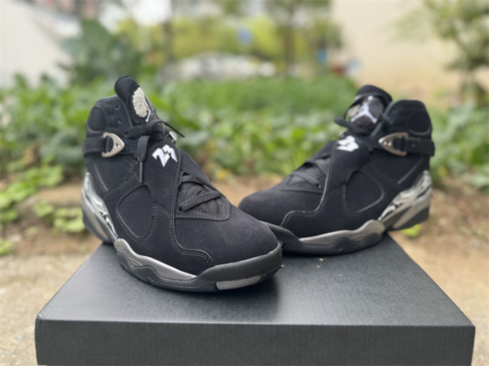 Authentic Air Jordan 8 Retro Chrome