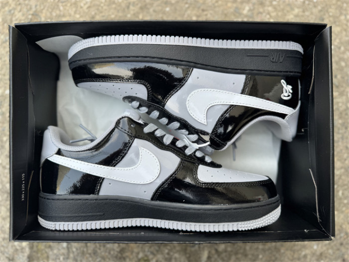 Nike Air Force 1 Low Syna Central Cee Black White Smoke Grey