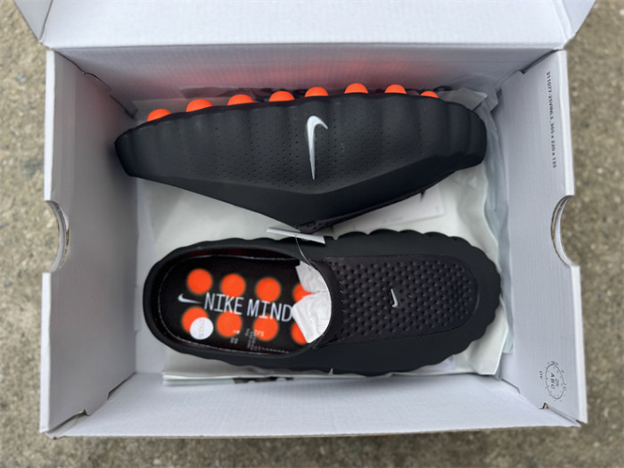 Nike Mind 001 Slide Black Chrome (fit small)