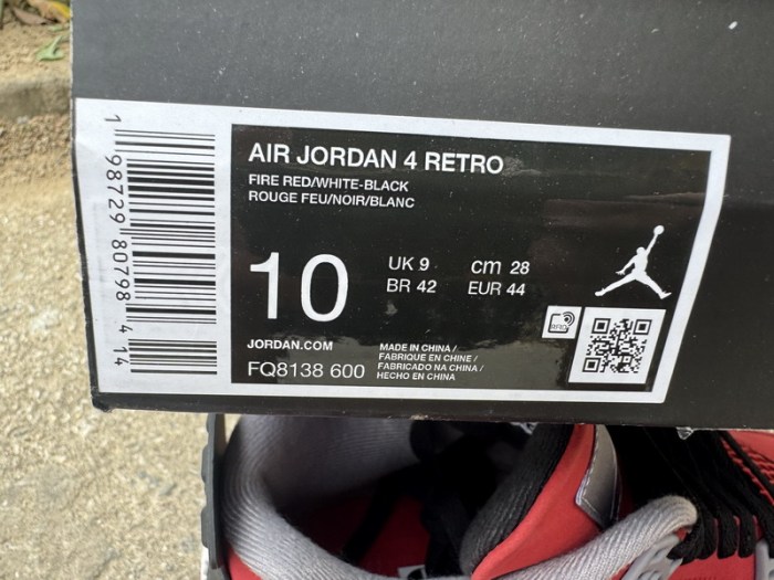 Authentic Air Jordan 4 Toro Bravo 2026