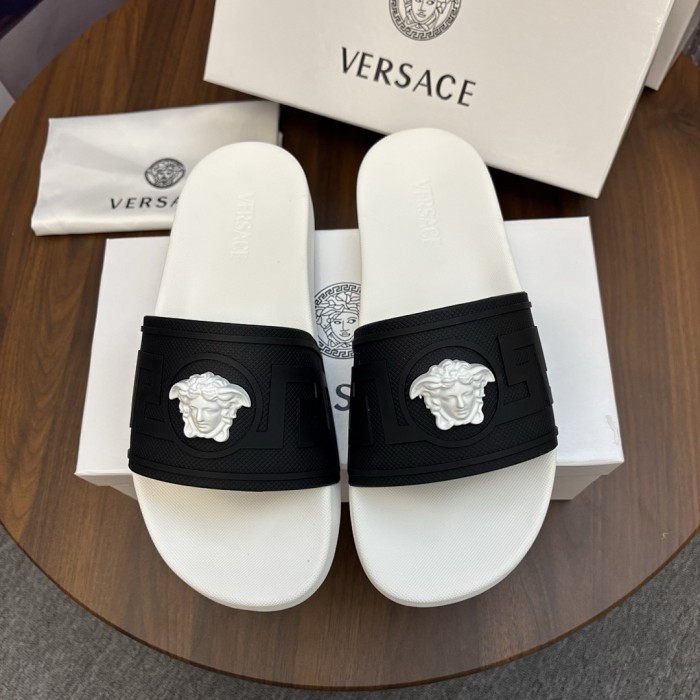 Versace men slippers 1：1 quality-073