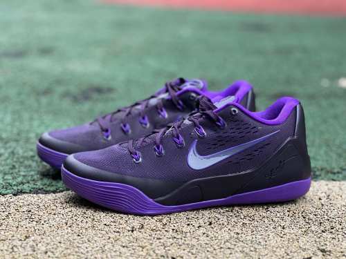 Authentic Nike Kobe 9 EM Low Protro TB Purple Dynasty