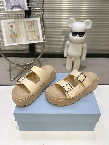 Prada women slippers 1：1 quality-179