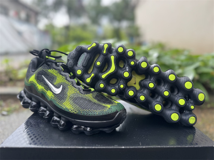 Authentic Nike Air Liquid Max Black Green Apple