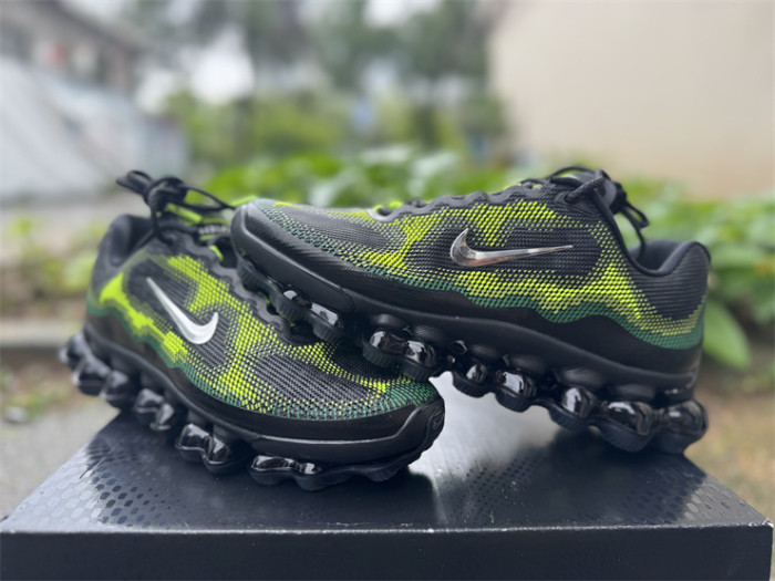 Authentic Nike Air Liquid Max Black Green Apple