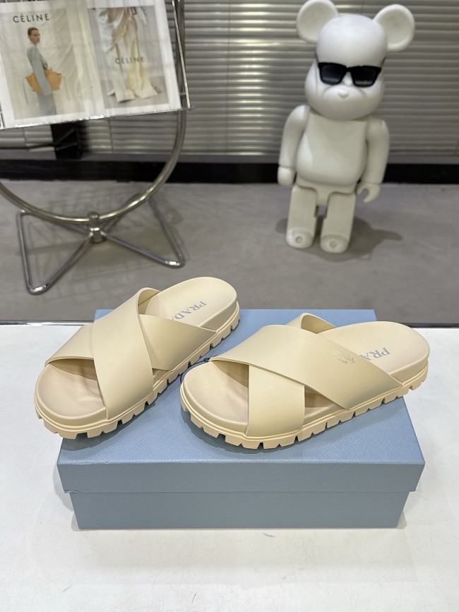 Prada women slippers 1：1 quality-195