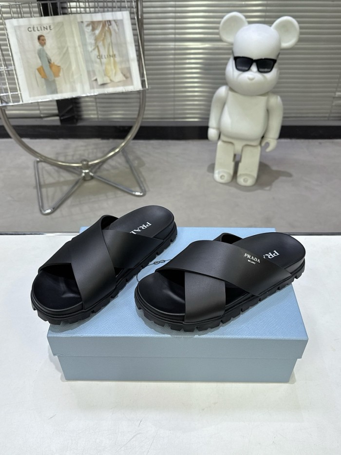 Prada women slippers 1：1 quality-193