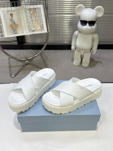 Prada women slippers 1：1 quality-191